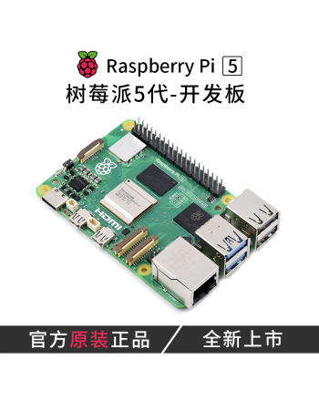 树莓派 Raspberry Pi 5 (8GB RAM) ARM开发板 最新一代 官方原品
